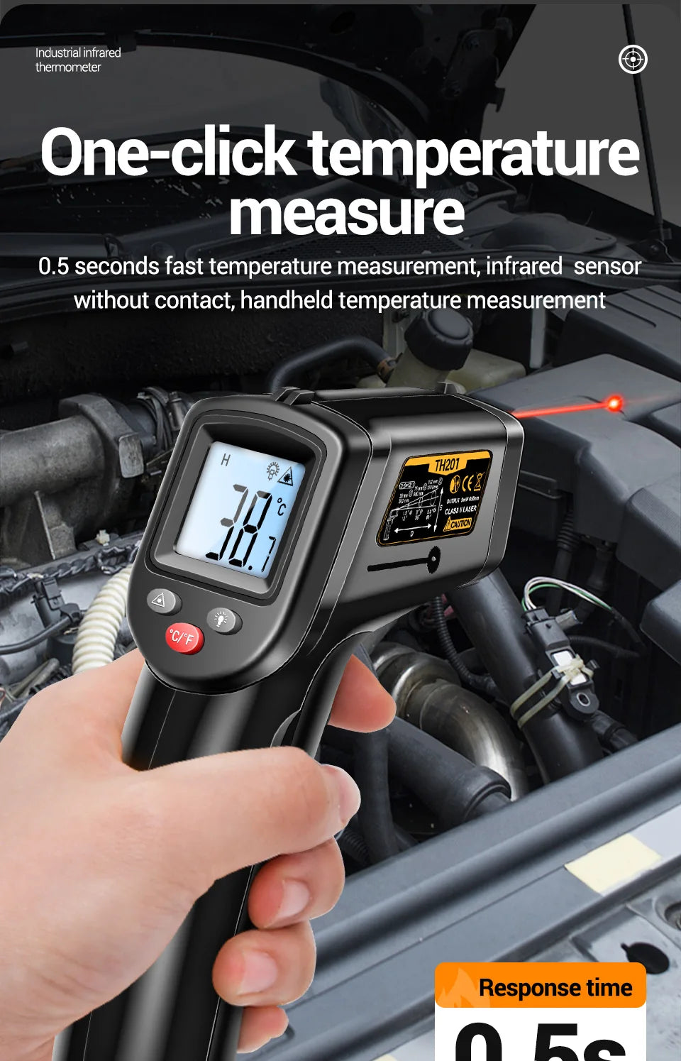 ANENG TH201 High sensitivity digital infrared measuring gun