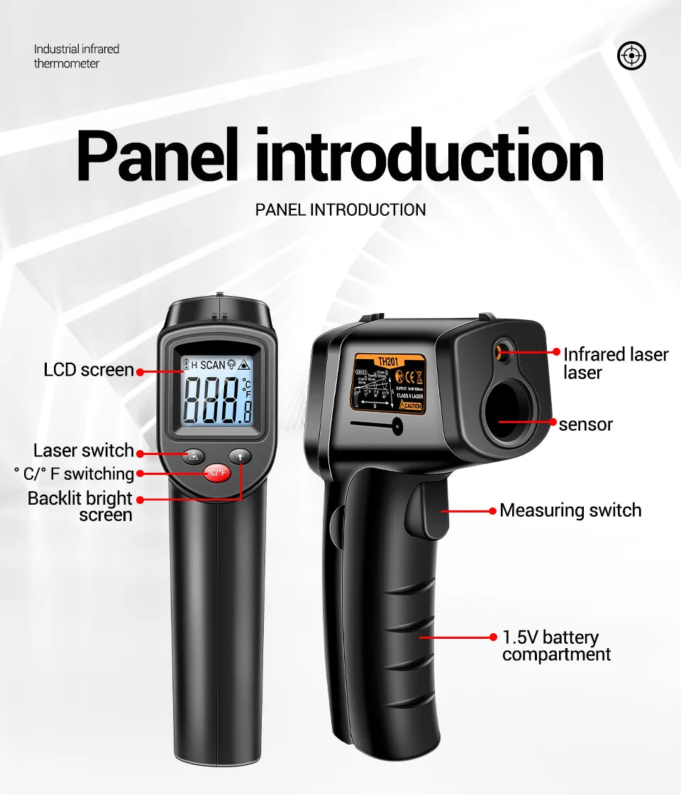 ANENG TH201 High sensitivity digital infrared measuring gun