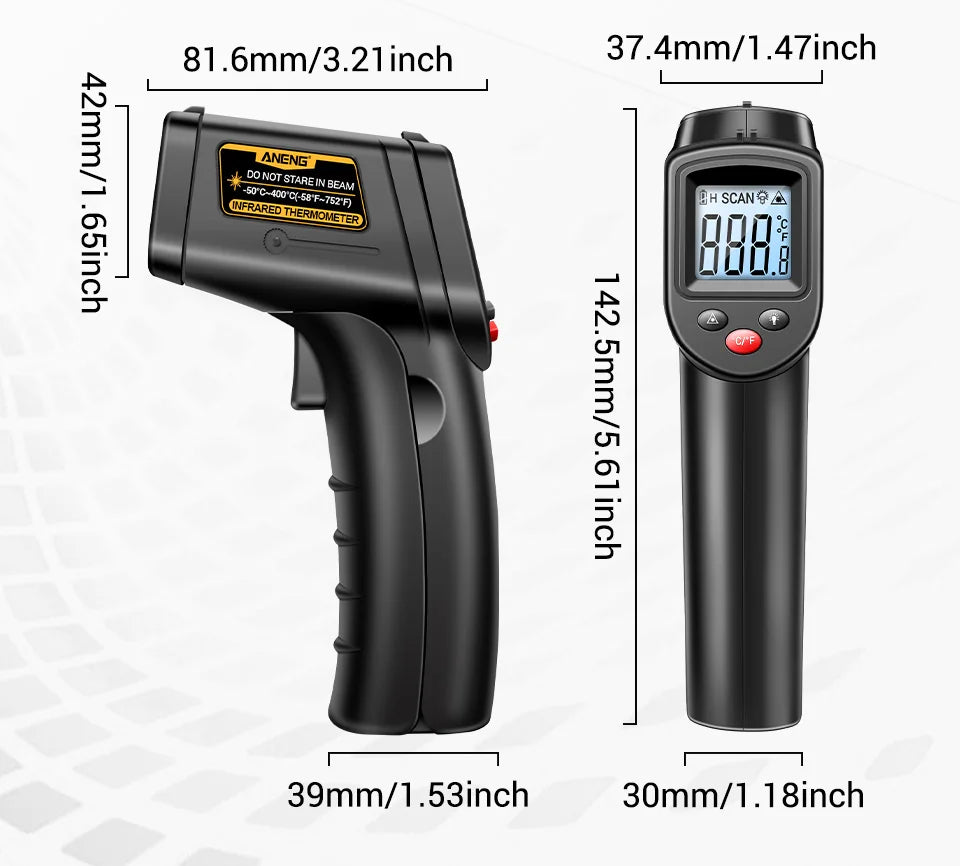 ANENG TH201 High sensitivity digital infrared measuring gun