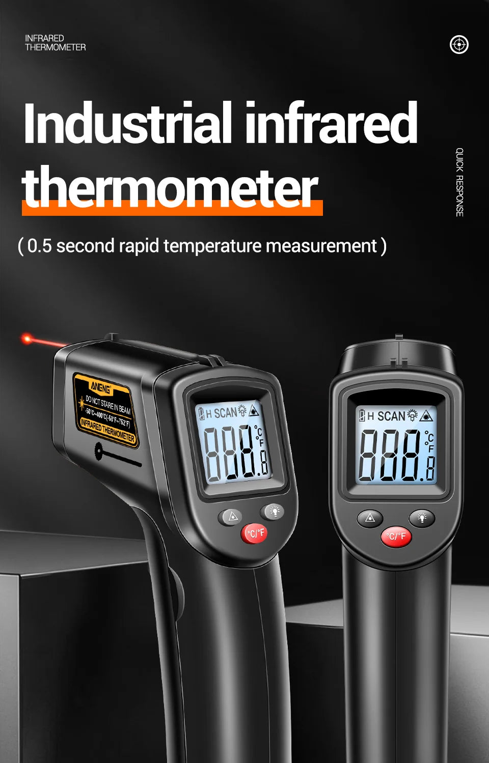 ANENG TH201 High sensitivity digital infrared measuring gun